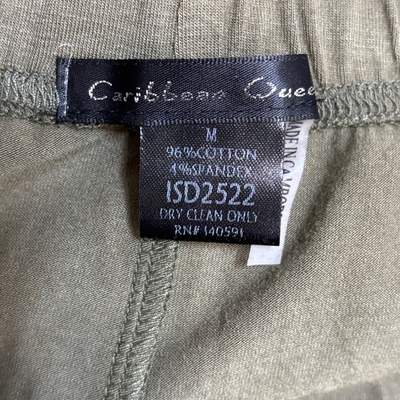 Caribbean Queen Green Maxi Skirt Casual - Picture 3 of 3